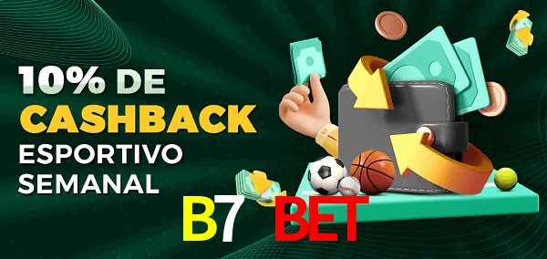 10% de bônus de cashback na B7 Bet