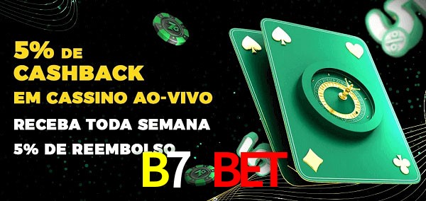 Promoções do cassino ao Vivo B7 Bet